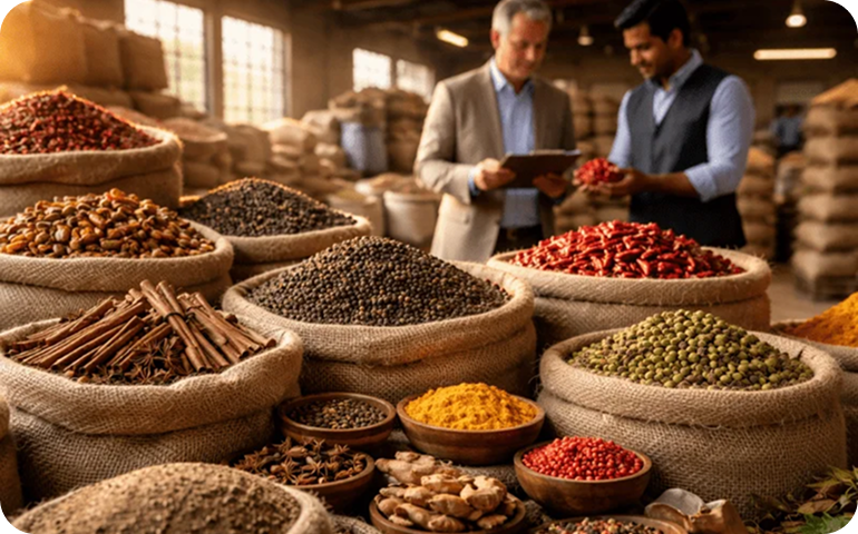 Indian suppliers with spices